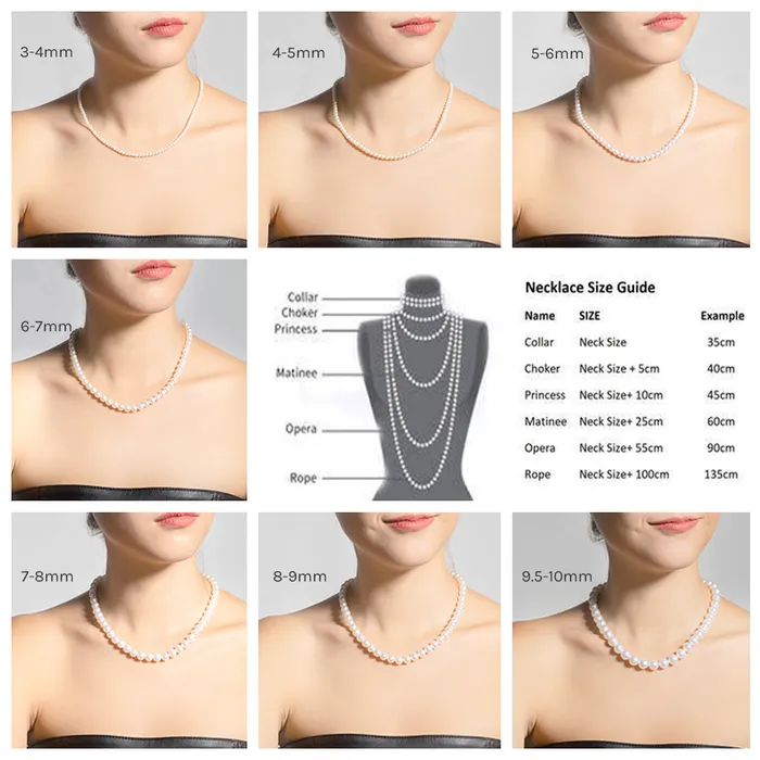 Pearly Lustre Elegent White Freshwater Pearl Necklace WN00094 Necklaces