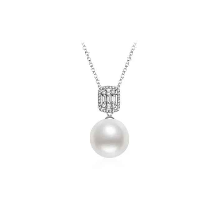 Pearly Lustre Necklaces 18k Gold Australian White South Sea Pearl Necklace KN00077 Pearly Lustre Necklaces 18k Gold Australian White South Sea Pearl Necklace KN00077