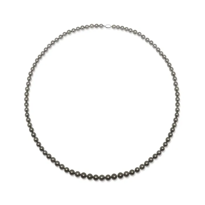 Pearly Lustre Necklaces 18K Solid Gold Aurora Peacock Tahitian Pearl Necklace KN00091 Pearly Lustre Necklaces 18K Solid Gold Aurora Peacock Tahitian Pearl Necklace KN00091