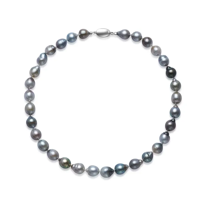 Pearly Lustre Necklaces Tahitian Baroque Multicolour Pearl Necklace WN00645