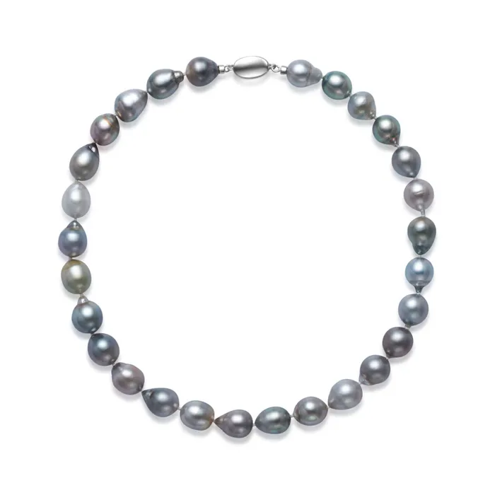 Pearly Lustre Necklaces Tahitian Baroque Multicolour Pearl Necklace WN00645