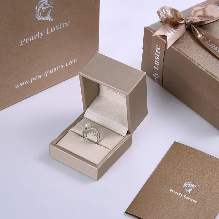 Pearly Lustre Rings Top Grade Freshwater Pearl Ring WR00265 EVERLEAF