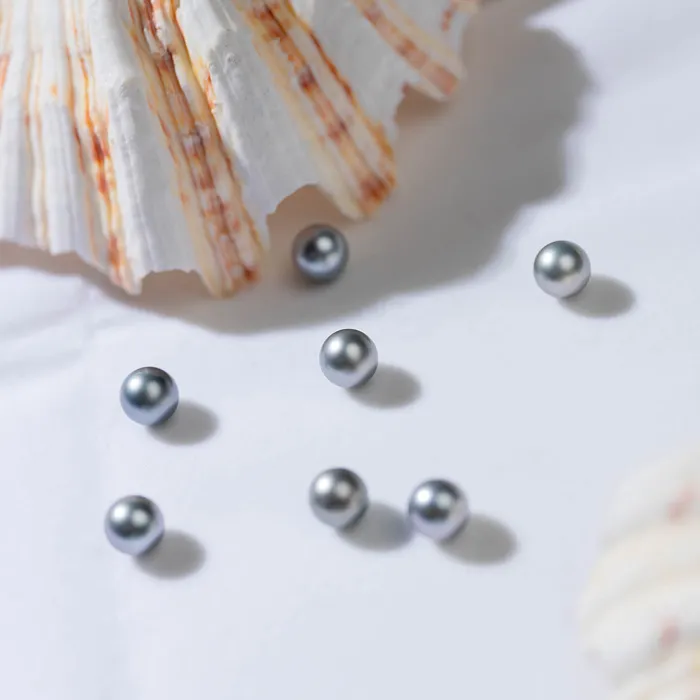 Pearly Lustre Rings Top Grade Round Tahitian Pearls WA00006