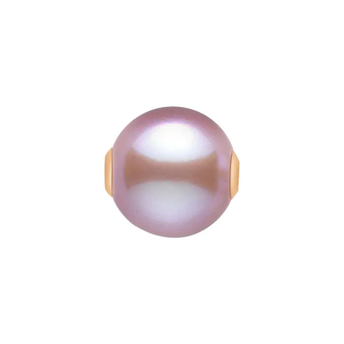 Pearly Lustre Top Grade Round Interchangeable Purple Freshwater Pearl KA00003 Possibilities Rings