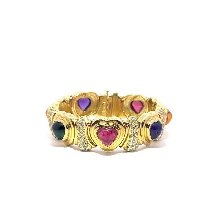 PreOwned MultiGem and Diamond Bracelet STORE 5a Bracelets