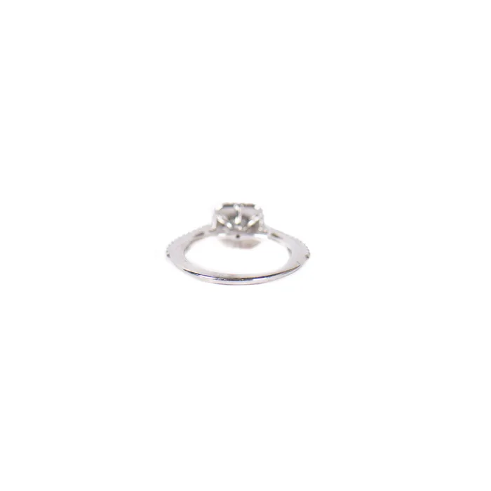 PreOwned Princess Cut Halo Engagement Ring STORE 5a Rings
