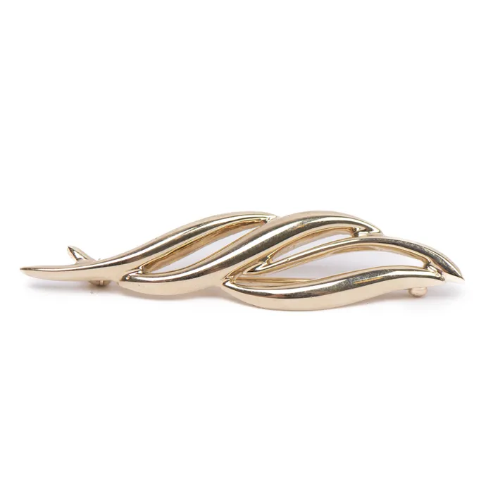 PreOwned Soft Wave Brooch STORE 5a Earrings