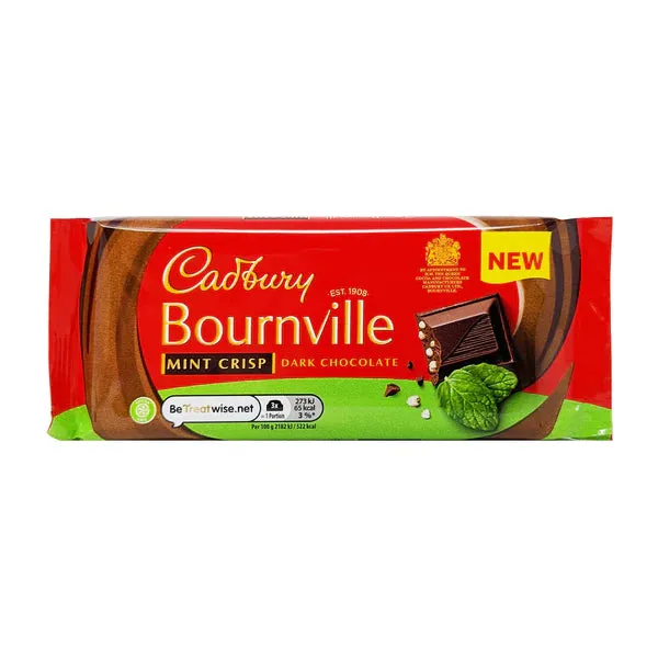 Ramsden International Earrings Cadbury Bournville Mint Crisp 100g