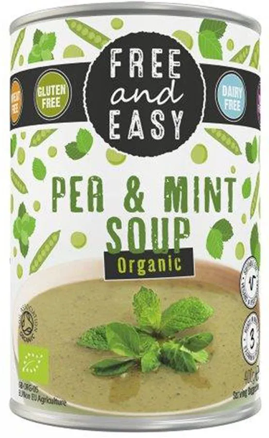 Ramsden International Rings Free Easy Organic Pea Mint Soup 400g