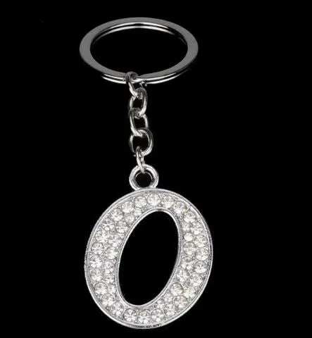 Rings alice AZ1331 Silver Rhinestone O Keychain