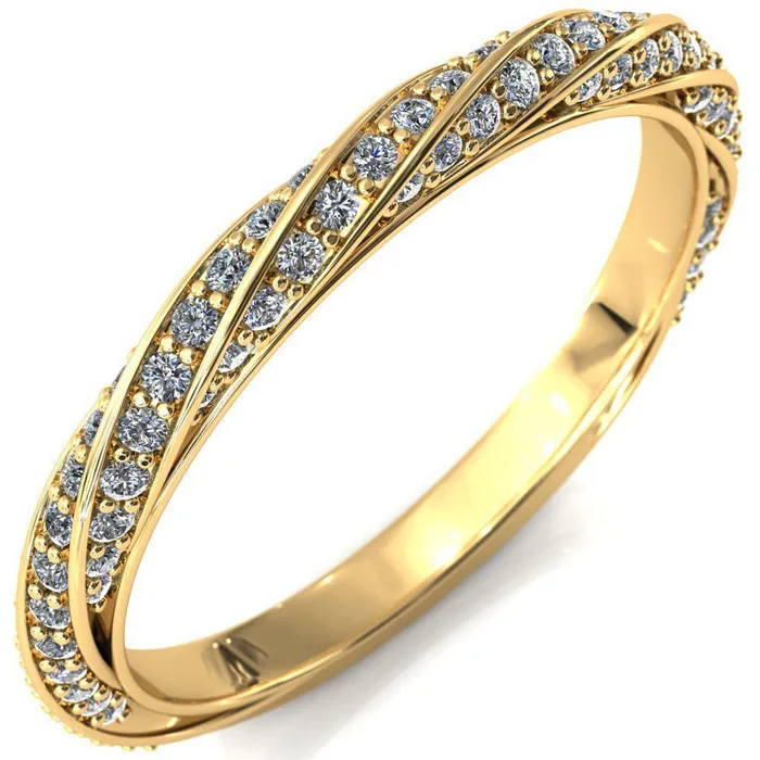 Rings Fire Brilliance Elysia Marquise Moissanite 6 Prong 34 Eternity Diamond Accent Ring
