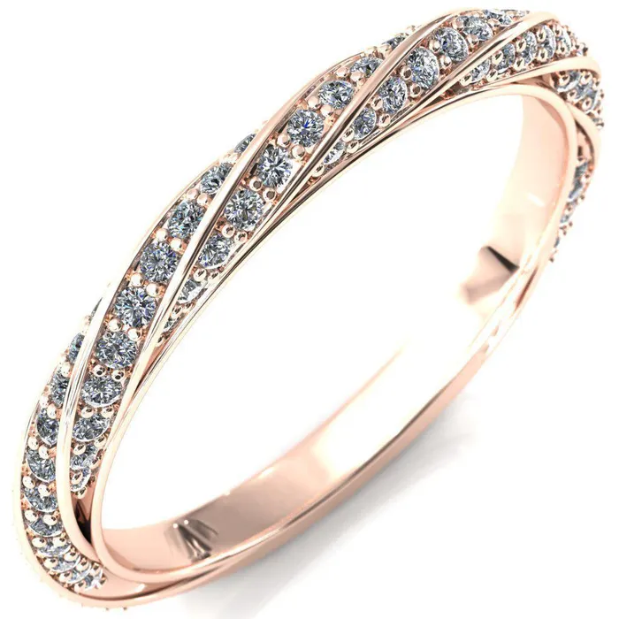 Rings Fire Brilliance Elysia Marquise Moissanite 6 Prong 34 Eternity Diamond Accent Ring