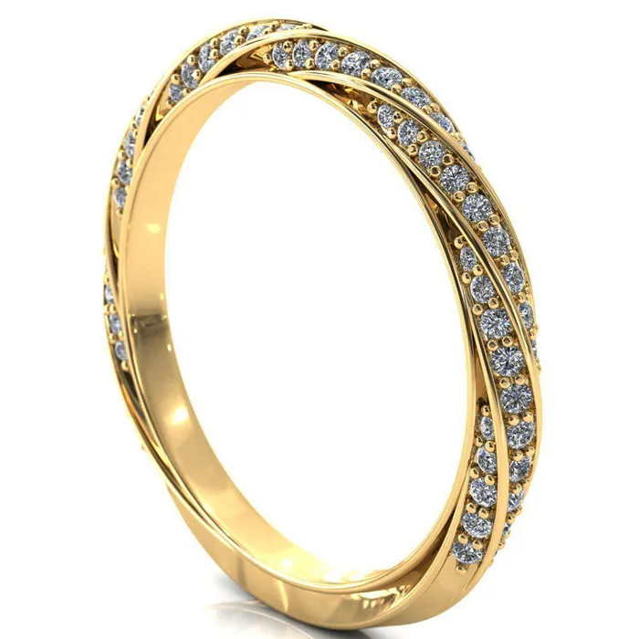 Rings Fire Brilliance Elysia Marquise Moissanite 6 Prong 34 Eternity Diamond Accent Ring