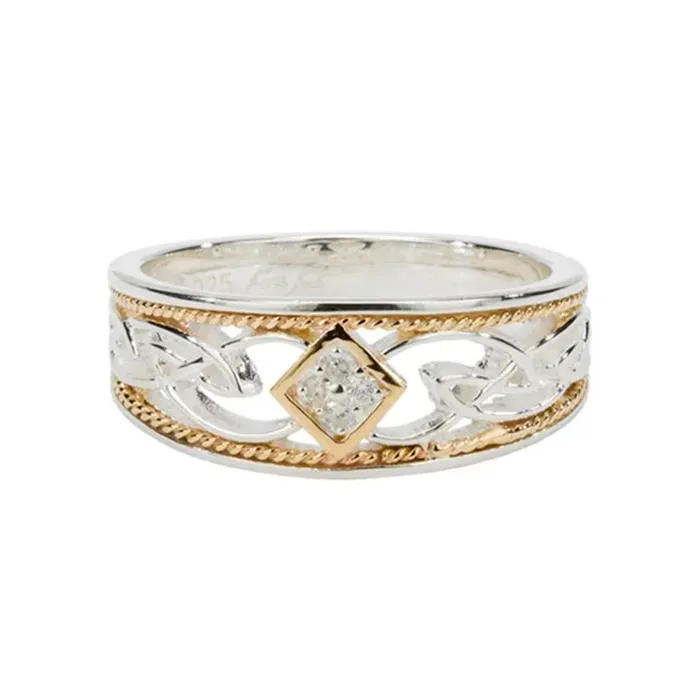 Rings Keith Jack Eternity KnotRosailTapered Ring