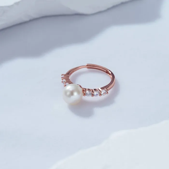 Rings Pearly Lustre New Yorker Freshwater Pearl Ring WR00257