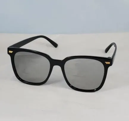 Rings POLLY S419 Black Frame Mirror Lens Fashion Sunglasses