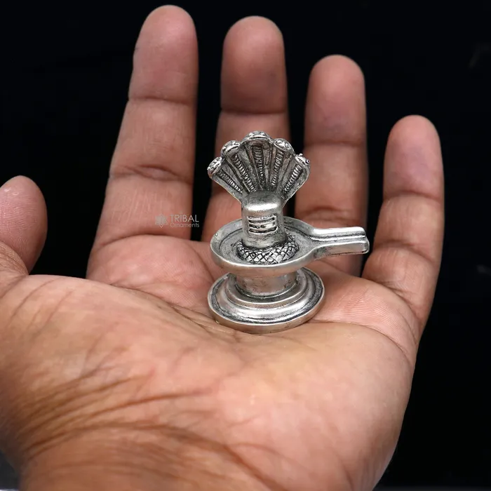 Rings TRIBAL ORNAMENTS 925 sterling silver lord Shiva lingam Jalheri jaladhari Divine Shiva lingam at home temple puja worshipping article from India art655 Rings TRIBAL ORNAMENTS 925 sterling silver lord Shiva lingam Jalheri jaladhari Divine Shiva lingam at home temple puja worshipping article from India art655