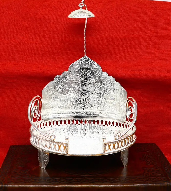 Rings TRIBAL ORNAMENTS 925 sterling silver sterling Sinhasan singhasan idol god throne god statues divine chair temple puja article collectible article su1112 Rings TRIBAL ORNAMENTS 925 sterling silver sterling Sinhasan singhasan idol god throne god statues divine chair temple puja article collectible article su1112