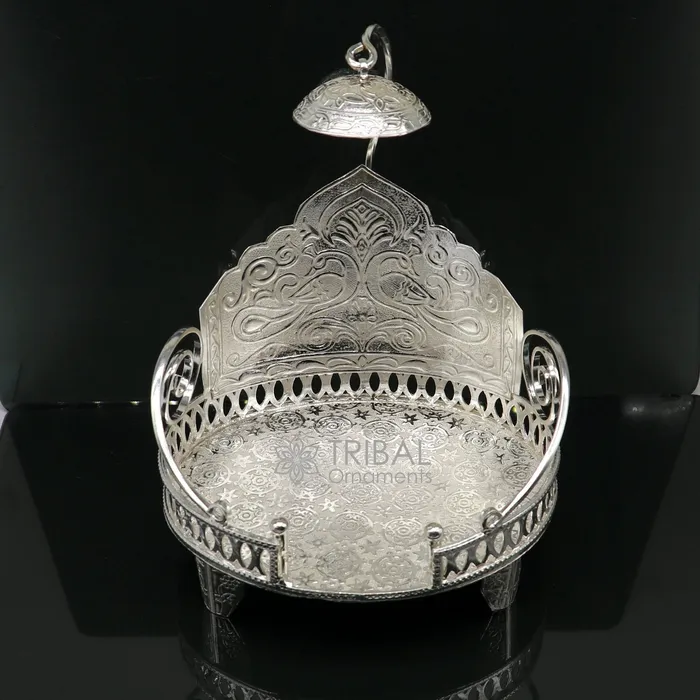 Rings TRIBAL ORNAMENTS 925 sterling silver sterling Sinhasan singhasan idol god throne god statues divine chair temple puja article collectible article su1112 Rings TRIBAL ORNAMENTS 925 sterling silver sterling Sinhasan singhasan idol god throne god statues divine chair temple puja article collectible article su1112