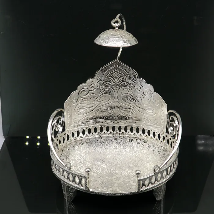 Rings TRIBAL ORNAMENTS 925 sterling silver sterling Sinhasan singhasan idol god throne god statues divine chair temple puja article collectible article su1112 Rings TRIBAL ORNAMENTS 925 sterling silver sterling Sinhasan singhasan idol god throne god statues divine chair temple puja article collectible article su1112