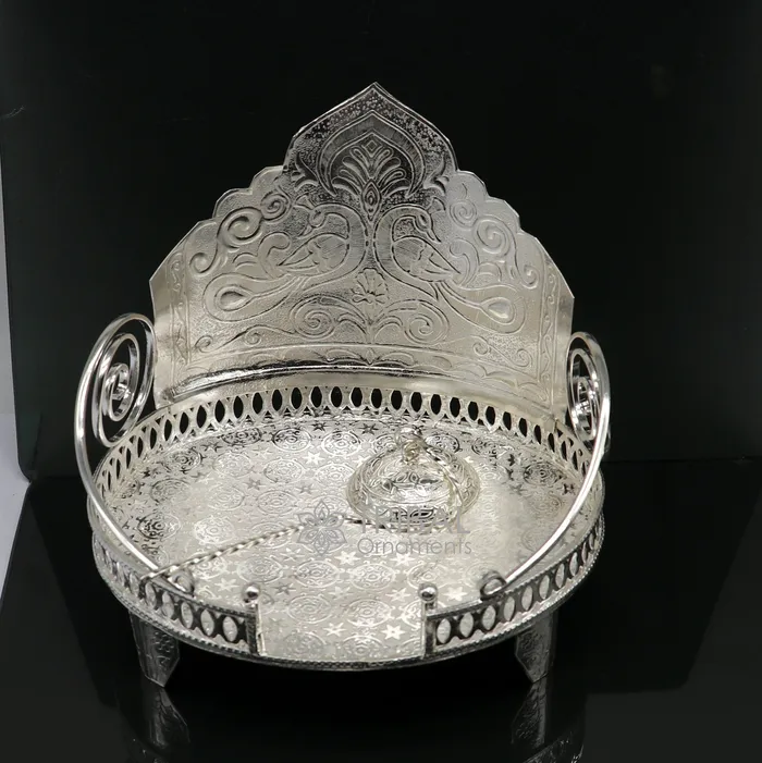 Rings TRIBAL ORNAMENTS 925 sterling silver sterling Sinhasan singhasan idol god throne god statues divine chair temple puja article collectible article su1112 Rings TRIBAL ORNAMENTS 925 sterling silver sterling Sinhasan singhasan idol god throne god statues divine chair temple puja article collectible article su1112