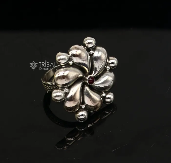 Rings TRIBAL ORNAMENTS Indian Cultural design handmade silver fabulous vintage adjustable ring with amazing design indian tribal belly dance jewelry sr396 Rings TRIBAL ORNAMENTS Indian Cultural design handmade silver fabulous vintage adjustable ring with amazing design indian tribal belly dance jewelry sr396