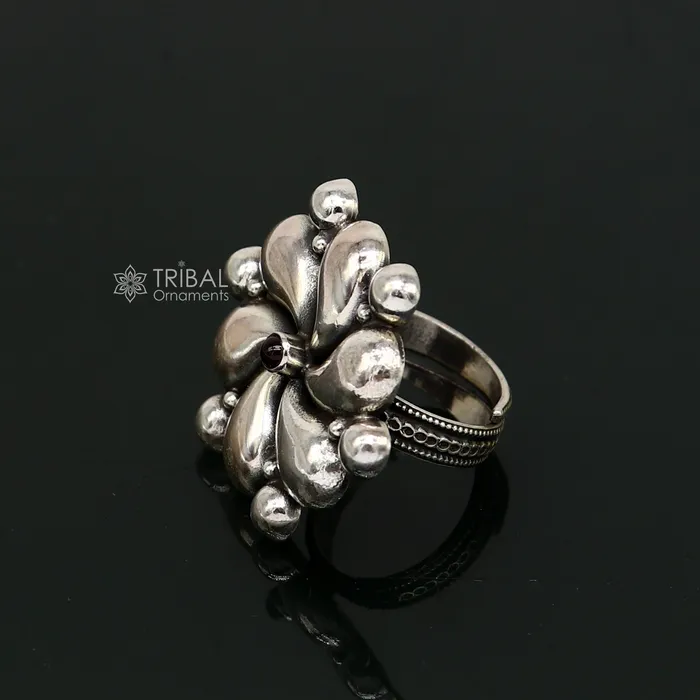 Rings TRIBAL ORNAMENTS Indian Cultural design handmade silver fabulous vintage adjustable ring with amazing design indian tribal belly dance jewelry sr396 Rings TRIBAL ORNAMENTS Indian Cultural design handmade silver fabulous vintage adjustable ring with amazing design indian tribal belly dance jewelry sr396