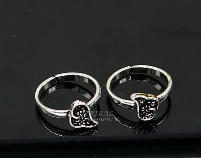 Rings TRIBALORNAMENT 925 sterling silver handmade unique classical stylish vintage tribal ethnic toe ring best brides gifting jewelry ytr69