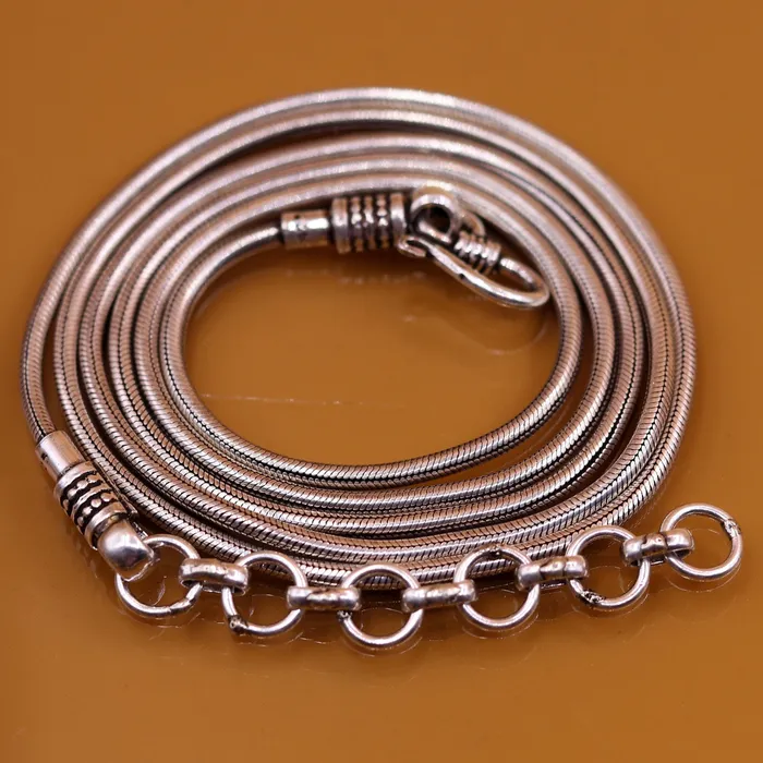 Rings TRIBALORNAMENT All size 925 Sterling silver adjustable handmade snake chain vintage design belly chainbelly chain waist Saree chain belly dance wch17