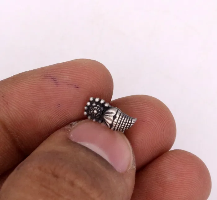 Rings Unique keri 925 sterling silver design handmade fabulous nose pin u band tribal jewelry np55 TRIBAL ORNAMENTS