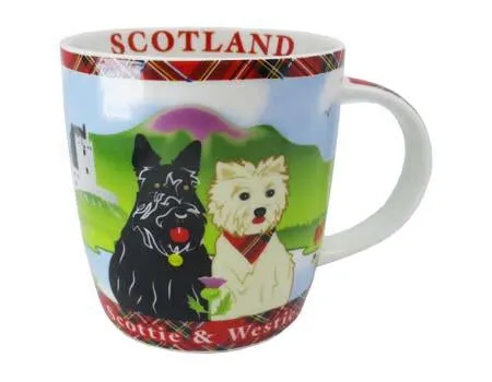 Royal Tara Earrings Scottie Westie Mug