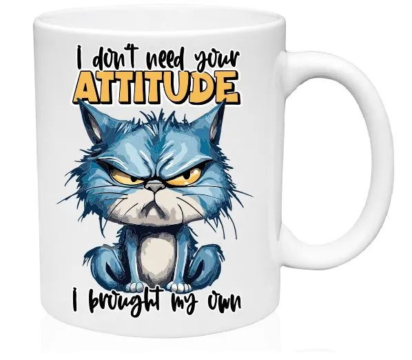 Sand Dollar Sales MG65 Attitude Coffee Mug Earrings
