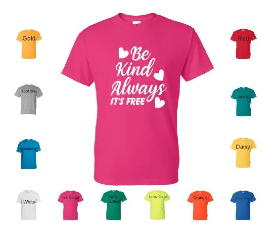 Sand Dollar Sales Necklaces TS96 Be Kind Always TShirt
