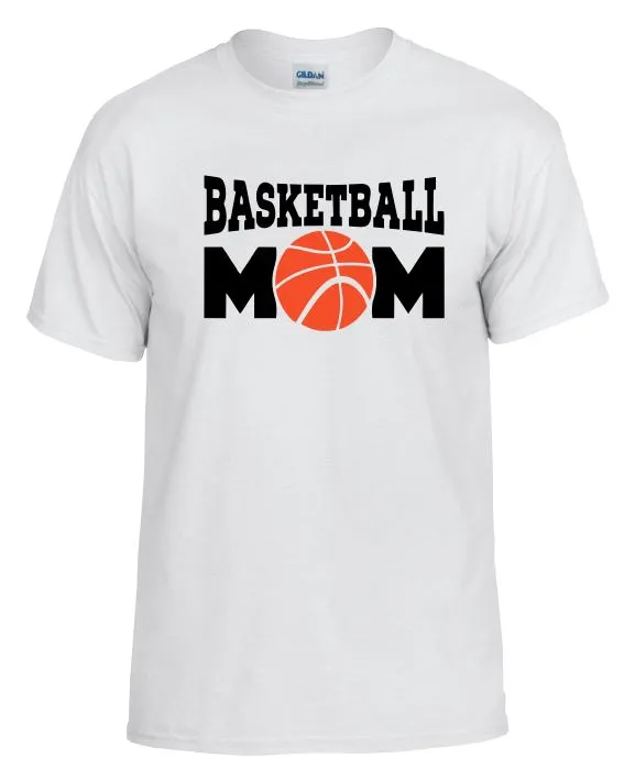 Sand Dollar Sales Rings TS39 Basketball Mom White TShirt