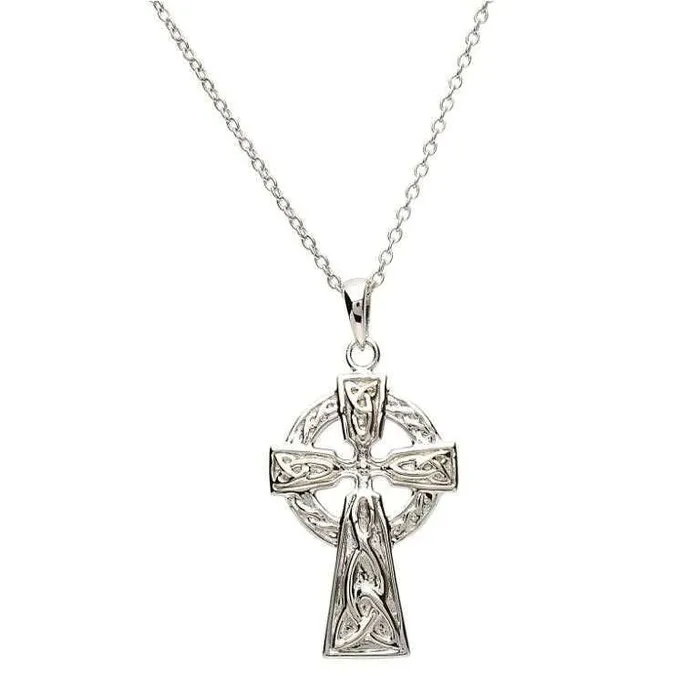 Shanore Necklaces Celtic Trinity Knot Silver Cross