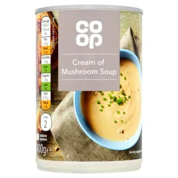 Snack Connect Necklaces Co Op Cream of Mushroom Soup 400g