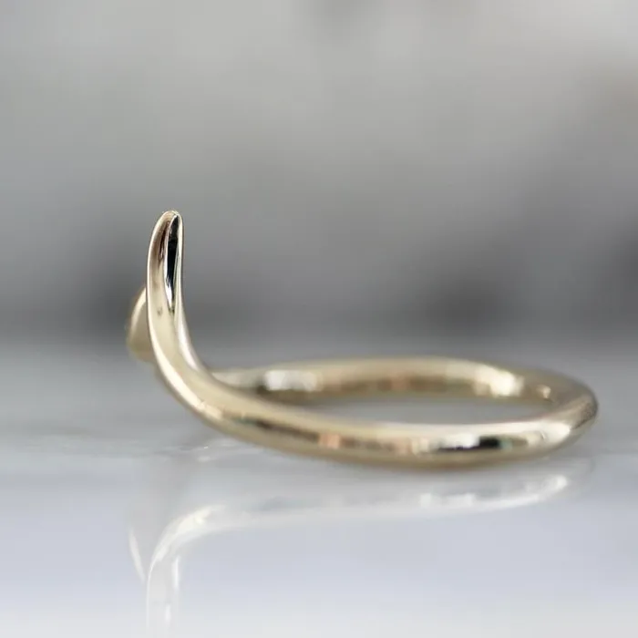 Snake Diamond Ring Rokosz Rings