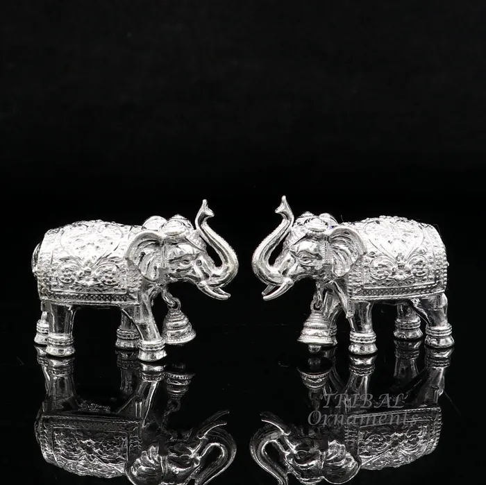 Sollid 925 Sterling silver Divine Elephant statues puja articles figurines best silver article for your homes wealth and prosperity art569 TRIBALORNAMENT Necklaces Sollid 925 Sterling silver Divine Elephant statues puja articles figurines best silver article for your homes wealth and prosperity art569 TRIBALORNAMENT Necklaces