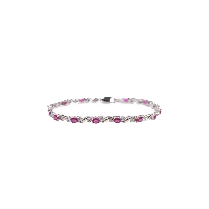 STORE 5a PreOwned Ruby and Diamond Line Bracelet Bracelets