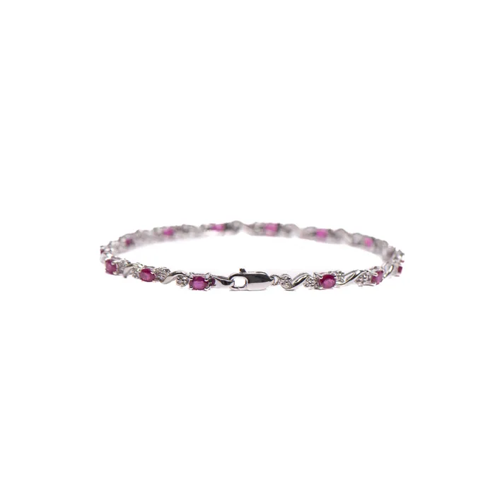 STORE 5a PreOwned Ruby and Diamond Line Bracelet Bracelets