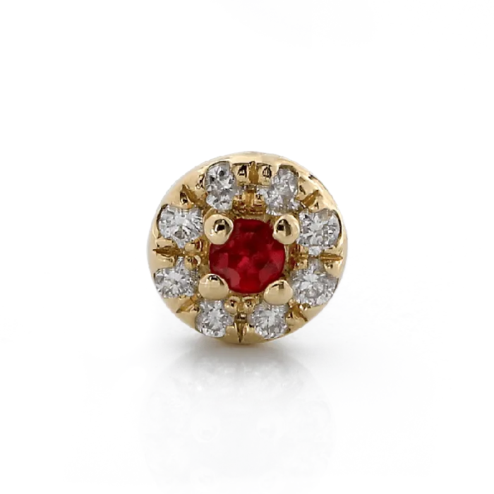 Suzanne Kalan Rings Round with Colored Gemstone Ruby