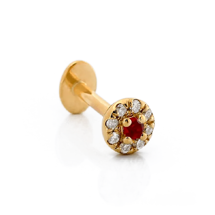 Suzanne Kalan Rings Round with Colored Gemstone Ruby