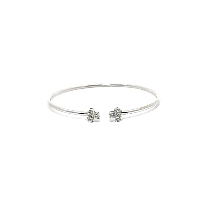 Tiffany Co Bracelets PreOwned Tiffany Co Diamond Aria Wire Bracelet