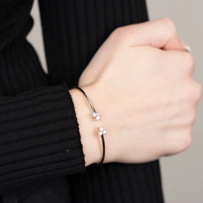 Tiffany Co Bracelets PreOwned Tiffany Co Diamond Aria Wire Bracelet