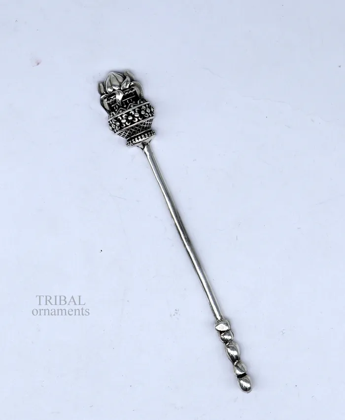 TRIBAL ORNAMENTS 3 inches long handmade solid 925 sterling silver kumkum sticks eyeliner stick kajal stick surma stick brides vintage style gift su656 Necklaces TRIBAL ORNAMENTS 3 inches long handmade solid 925 sterling silver kumkum sticks eyeliner stick kajal stick surma stick brides vintage style gift su656 Necklaces