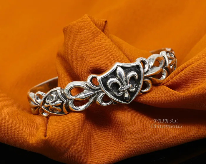 TRIBAL ORNAMENTS 925 sterling silver customized adjustable tribal cuff bracelet kada excellent cuff bangle bracelet Tribal ethnic boho jewelry cuff98 Bracelets