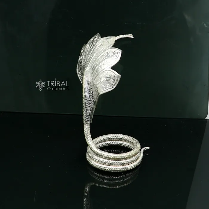 TRIBAL ORNAMENTS 925 sterling silver solid divine panchmukhi Sheshnag wonderful shiva snake amazing puja articles or utensils for home or temple su1164 Necklaces TRIBAL ORNAMENTS 925 sterling silver solid divine panchmukhi Sheshnag wonderful shiva snake amazing puja articles or utensils for home or temple su1164 Necklaces