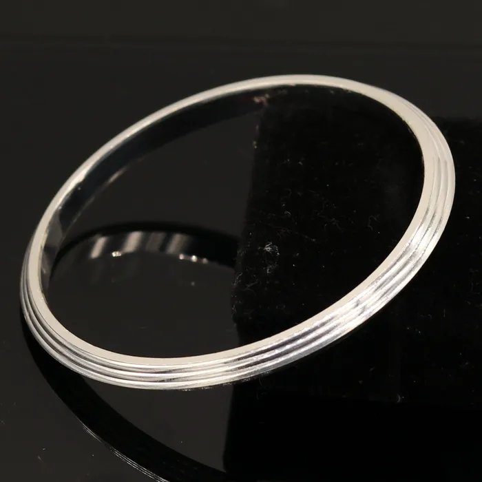 TRIBAL ORNAMENTS Bracelets Amazing punjabi sikkha solid silver kada bangle bracelet excellent customized gifting personalized jewelry daily use unisex jewelry nsk310