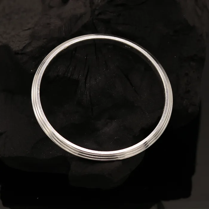 TRIBAL ORNAMENTS Bracelets Amazing punjabi sikkha solid silver kada bangle bracelet excellent customized gifting personalized jewelry daily use unisex jewelry nsk310