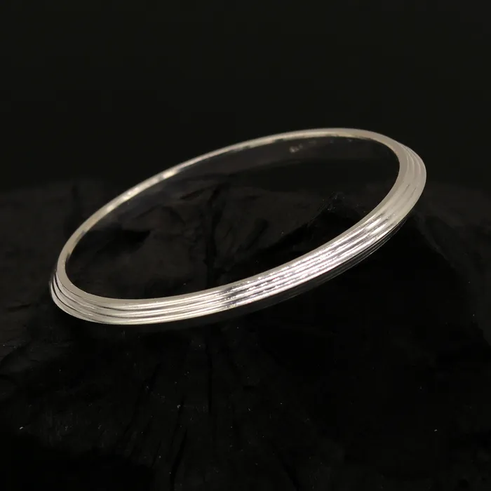 TRIBAL ORNAMENTS Bracelets Amazing punjabi sikkha solid silver kada bangle bracelet excellent customized gifting personalized jewelry daily use unisex jewelry nsk310